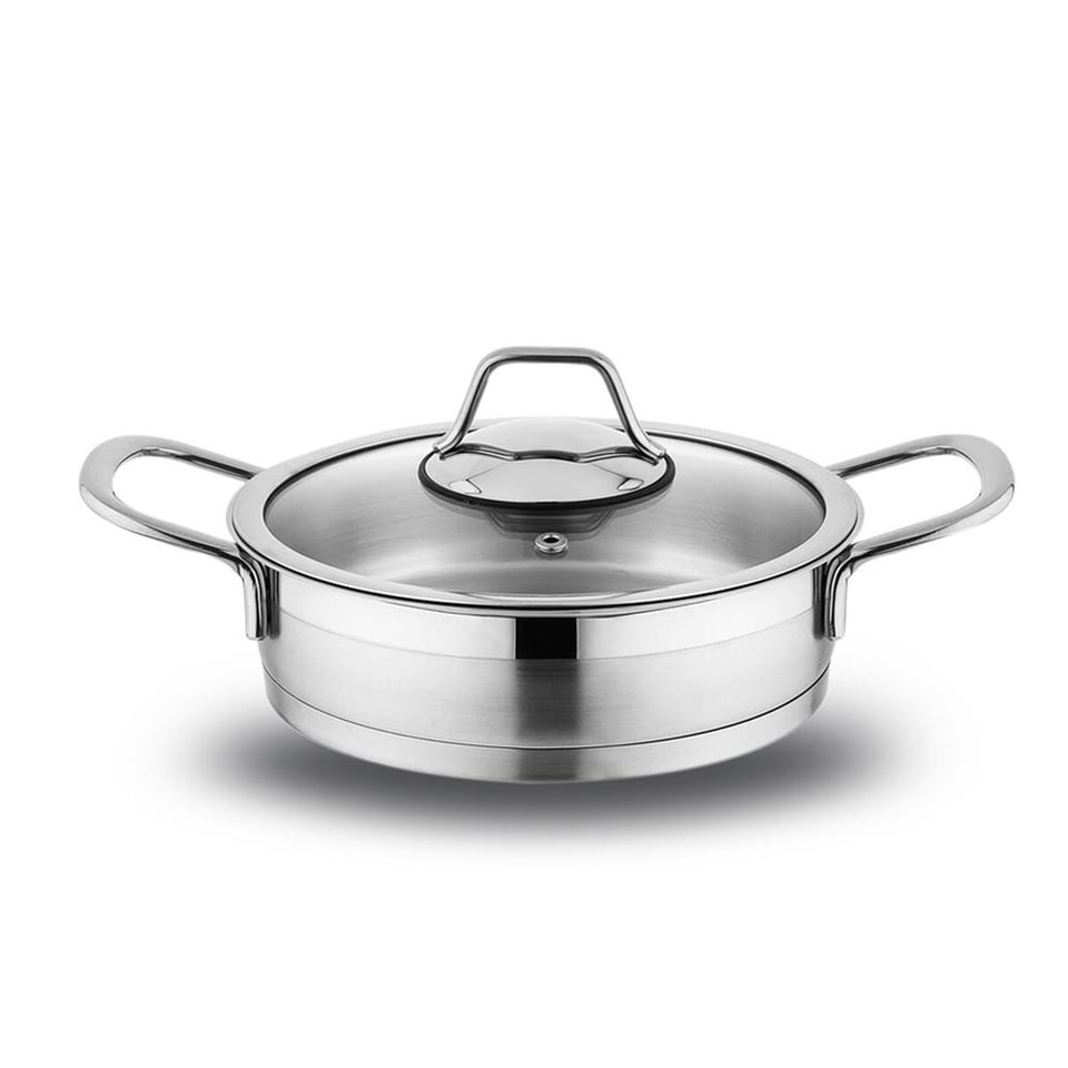 Schafer Gusta Çelik Sahan Seti-6 Parça-Inox