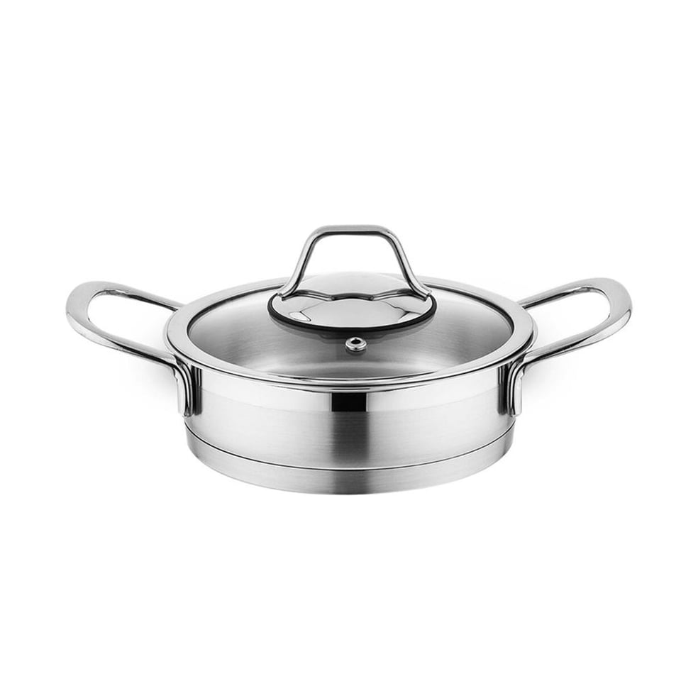 Schafer Gusta Çelik Sahan Seti-6 Parça-Inox
