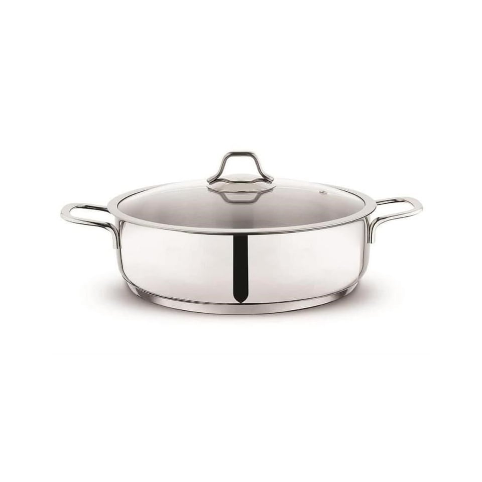 Schafer Held Çelik Basık Tencere-26 Cm-2 Prç.-Inox