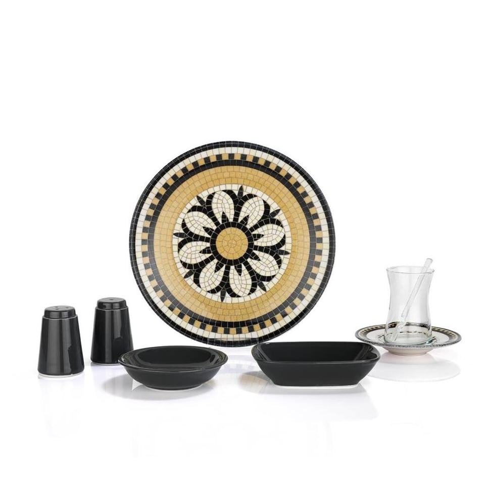 Schafer Meghan Kahvaltı Takımı 32 Parça-Gri