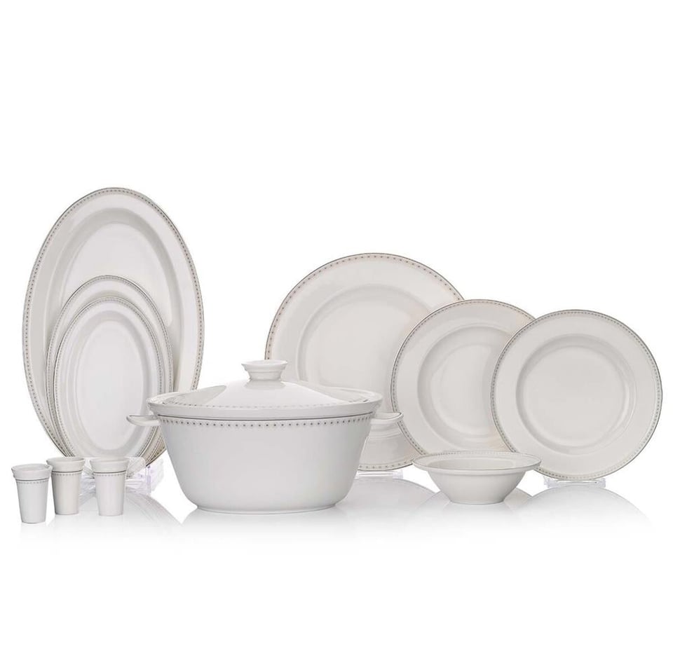 Schafer Queen Classy Bone Yemek Takımı-60 Prç.-Gum