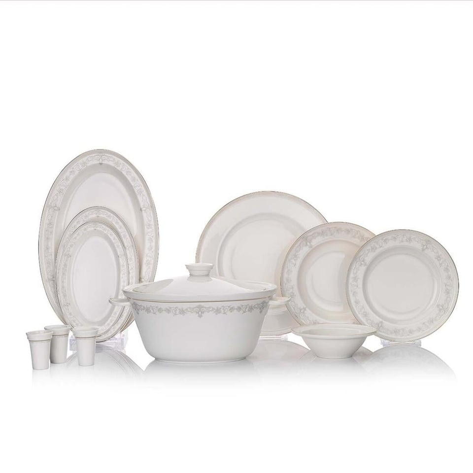 Schafer Queen Natty Bone 60 Prç Yemek Takımı Altın