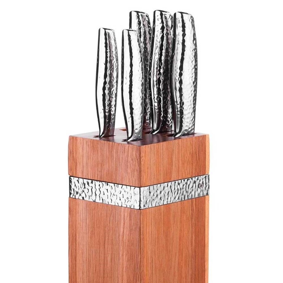 Schafer  Solıde Bıçak Seti-6 Prç.-Inox-07