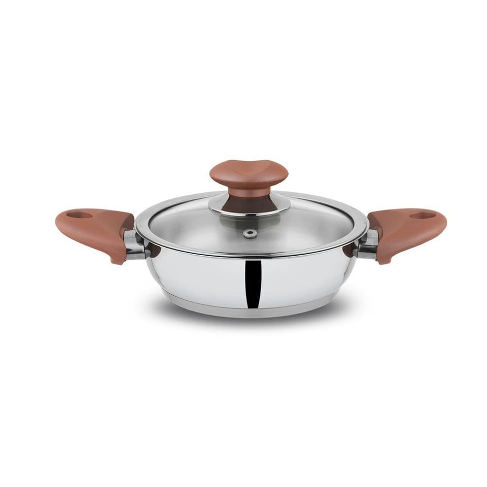 Schafer Testa Çelik Sahan Seti-6 Parça-Gül Kurusu