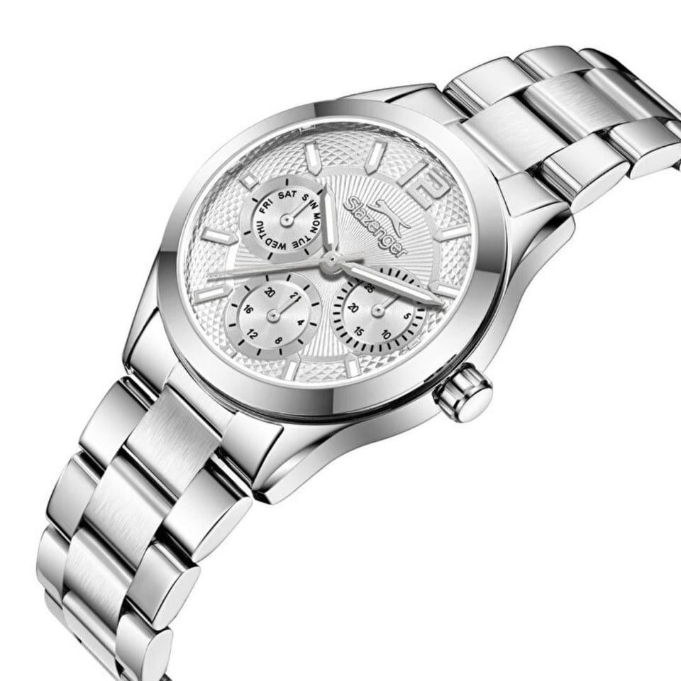 Kadın Saat Slazenger Byn Slazenger SL.09.2546.4.01 Kadın Kol Saati Gümüş Çelik Kordon 33 mm
