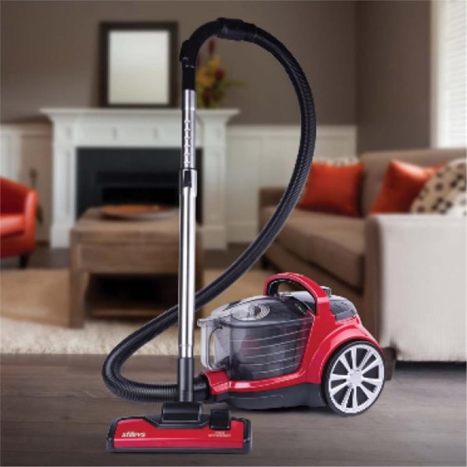 Stilevs SET12300 Spektron Torbasız Elektrikli Süpürge - Kırmızı&Siyah