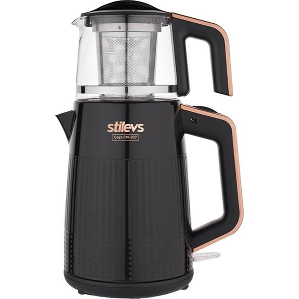 Stilevs SIH30521 Çays CM-37 Çay Makinesi Siyah&Bakır