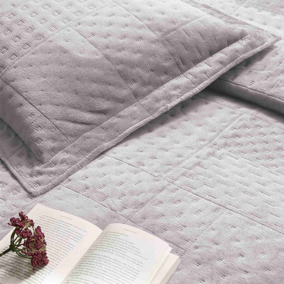 TAC ALVIN YATAK ORTUSU SETI, ÇK, GRİ 4325