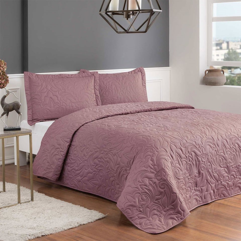 TAC GALA YATAK ORTUSU SETI, TK, PEMBE 4323