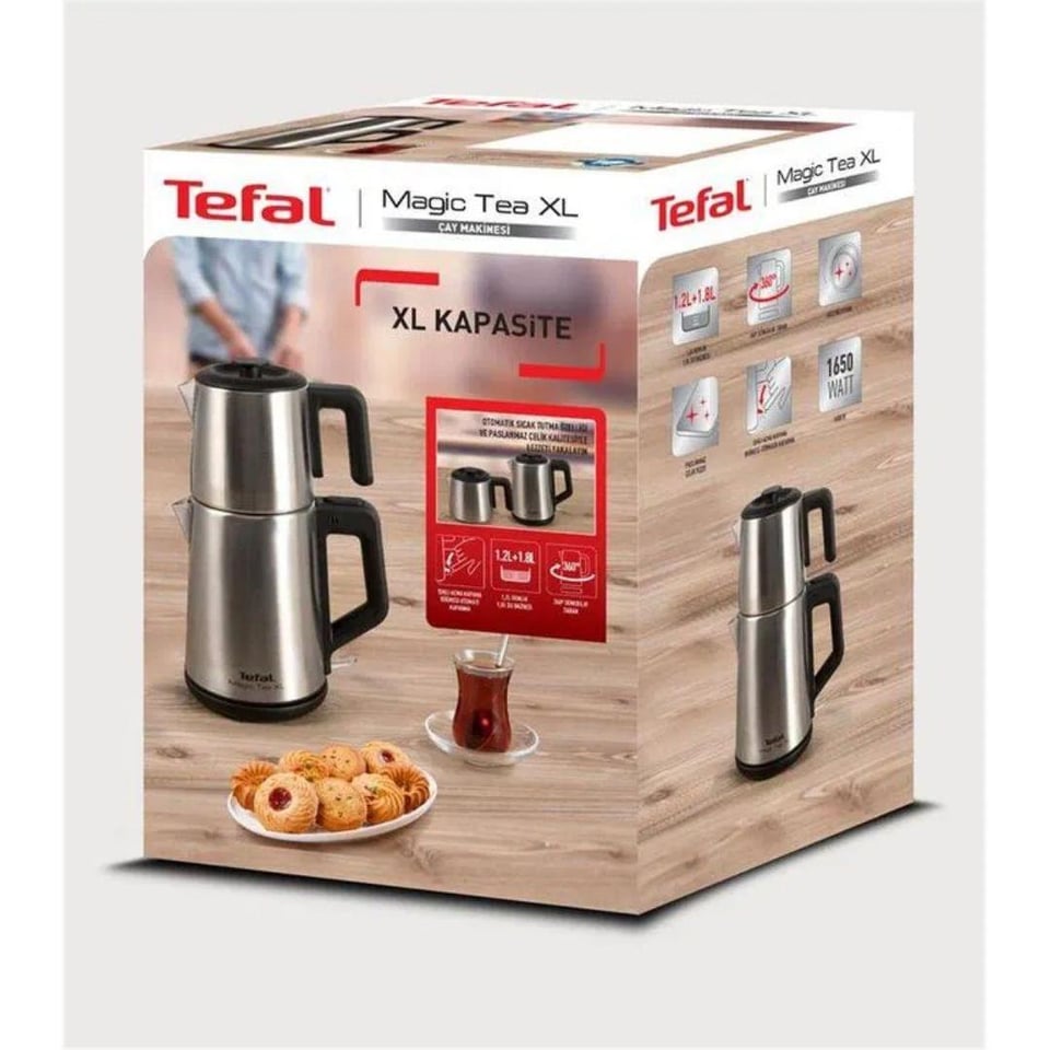 Bekleyen Urun Katalogu Tefal Tefal Magic Tea XL Çay Makinesi Gümüş (9100046893)