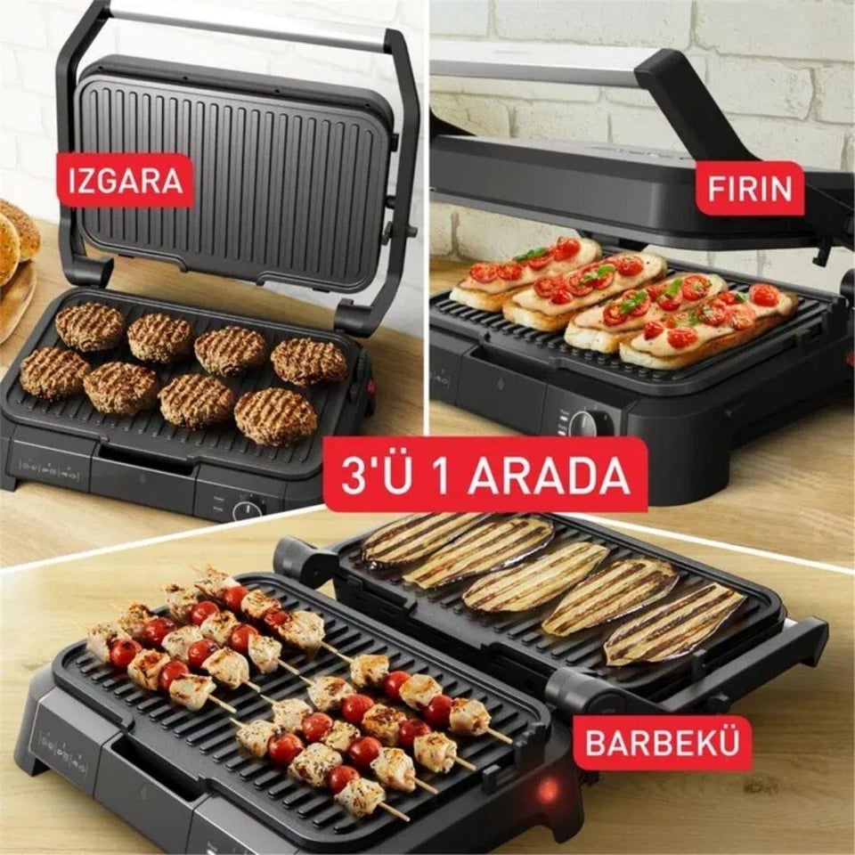 Bekleyen Urun Katalogu Tefal Tefal SuperGrill 3in1 XL Tost Makinesi (1510002834)