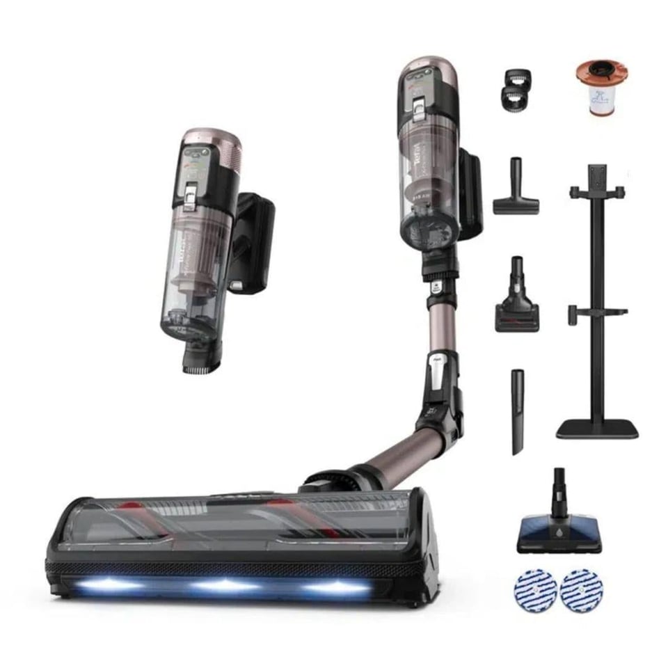 Şarjlı Süpürgeler Tefal Tefal TY9CD9E0 X-Force Flex 16.60 Animal & Aqua Kablosuz Şarjlı Dikey Süpürge (2211401422)