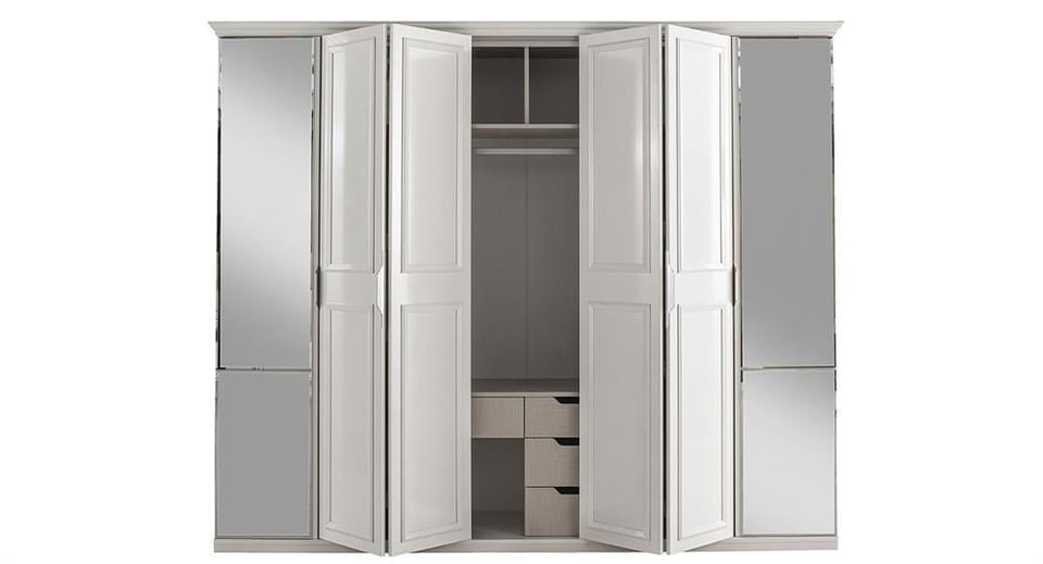 Viyana 6 Kapılı Bazalı Yatak Odası Takımı