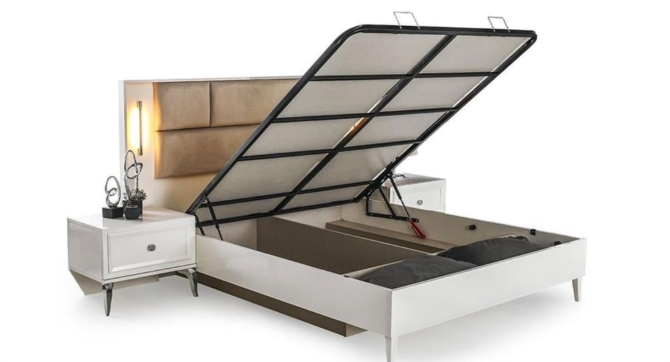 Viyana 6 Kapılı Bazalı Yatak Odası Takımı