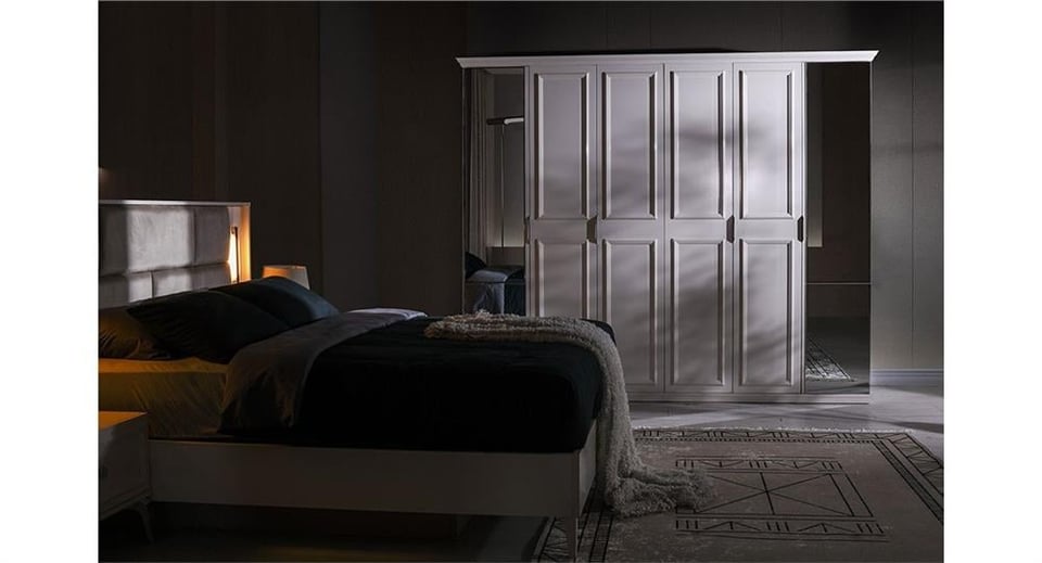 Viyana 6 Kapılı Bazalı Yatak Odası Takımı