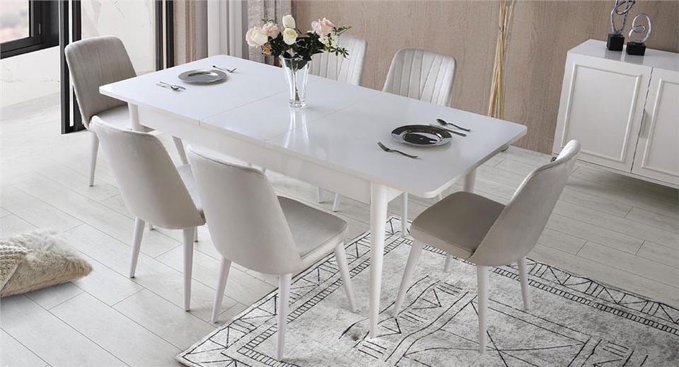 Viyana Ünitesiz Yemek Odası 6 Sandalyeli