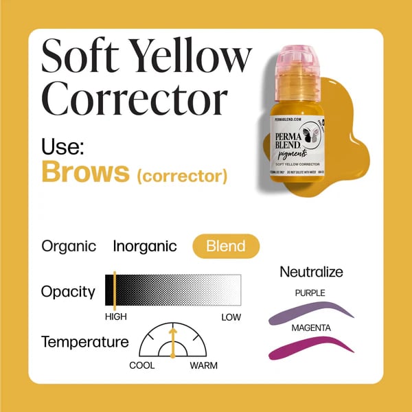 Perma Blend - Soft Yellow Corrector - 15 ml