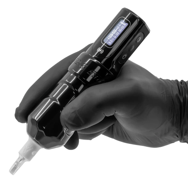 FK Irons Flux Max Black Ops 4.0mm Stroke Tek Bataryalı Kablosuz Dövme Makinesi