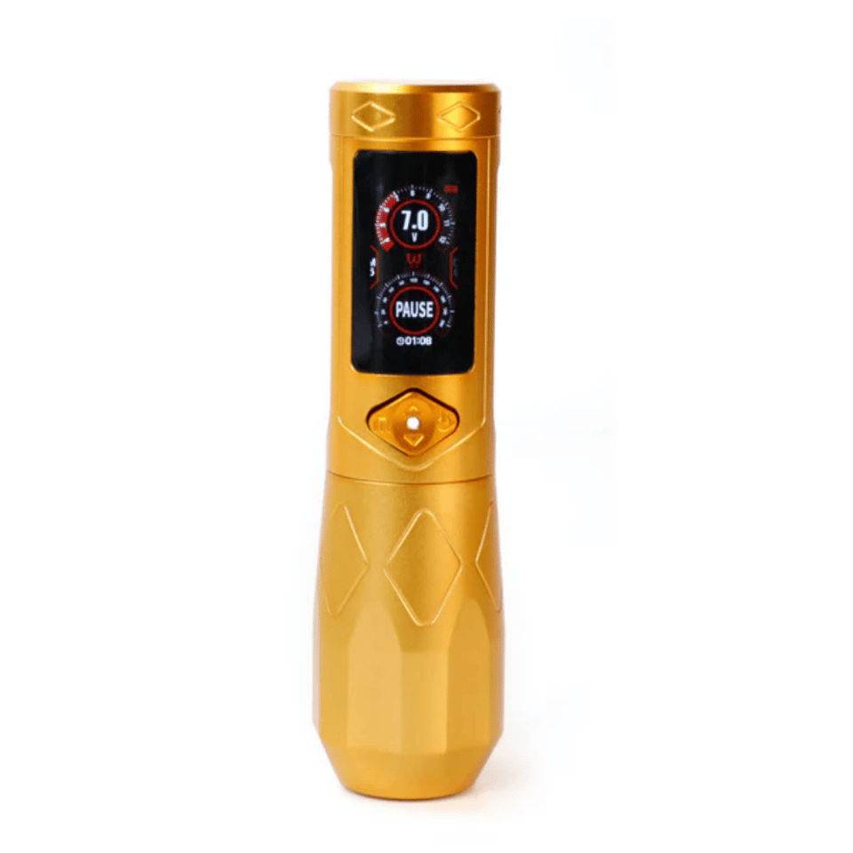 Ava GTR Adjustable Stroke Kablosuz Dövme Makinesi Gold