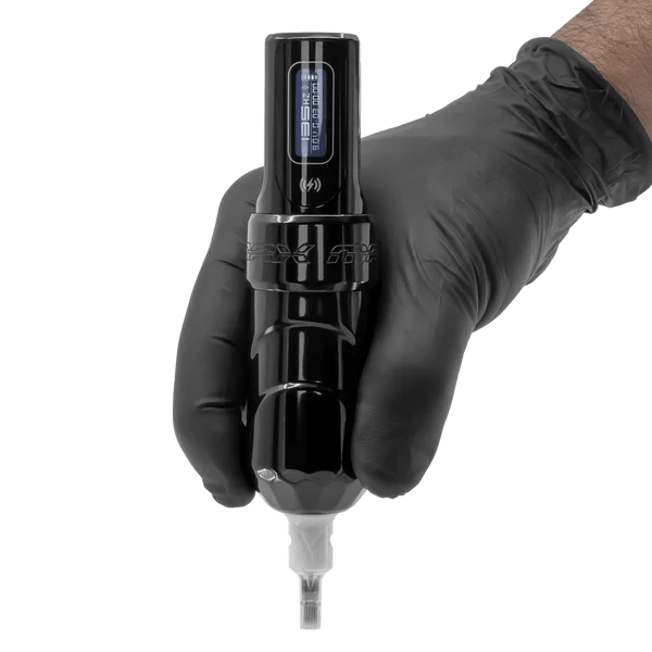 FK Irons Flux Max Black Ops 4.0mm Stroke Tek Bataryalı Kablosuz Dövme Makinesi