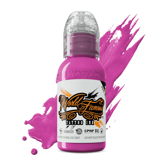 Must Haves 12 Bottle Ink Set - World Famous Ink Dövme Boyası - 1/2oz (12 color )