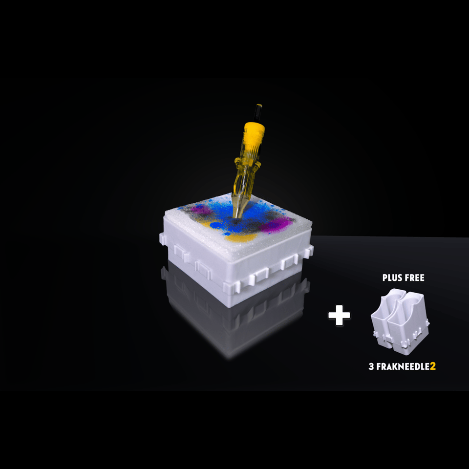 Fraktal Modüler 20'li Süngerli İğne Temizleme Kabı Plastik - Fraksponge