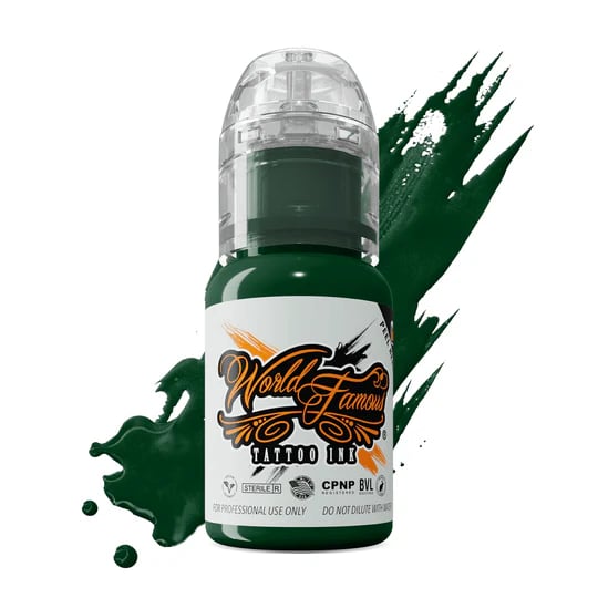 Must Haves 12 Bottle Ink Set - World Famous Ink Dövme Boyası - 1/2oz (12 color )