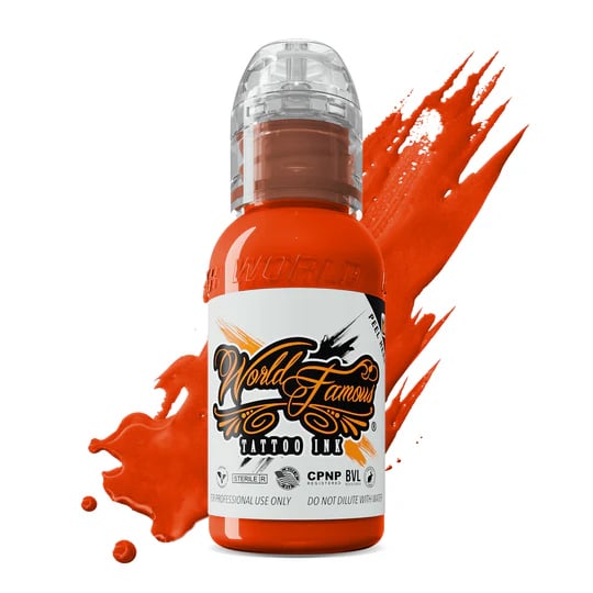 World Famous Ink Jay Freestyle Orange Dövme Boyası 1oz - 30ml