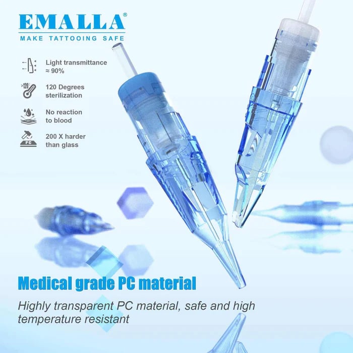 Emalla Eliot Pro 1009CML Kartuş Dövme İğnesi 20 Adet - EN2