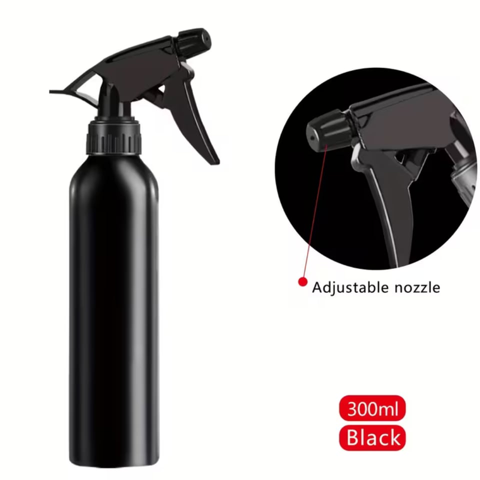 Sprey Temizleme Şişesi 300ml Siyah - Tattoo Bottle
