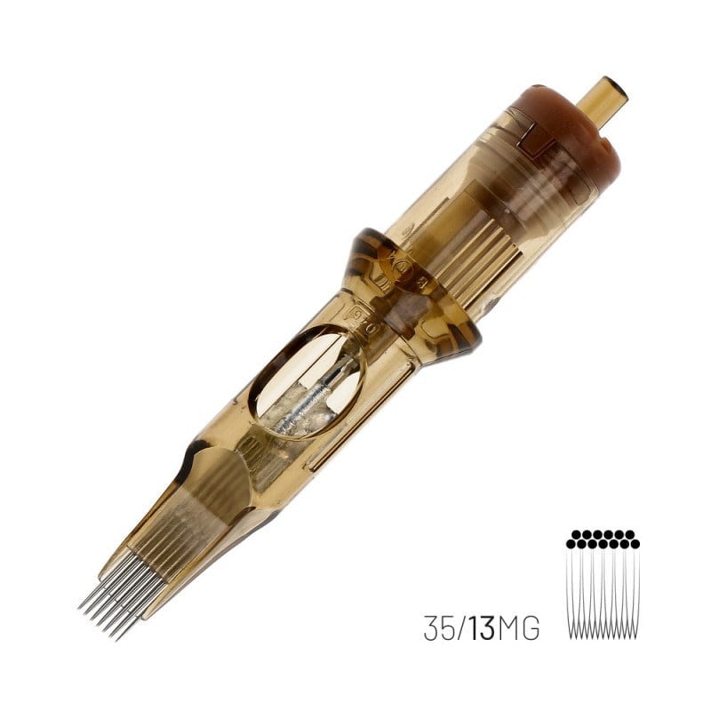 Kwadron 1213 MGLT 13 MGLT 0.35 mm Magnum Long Taper Kartuş Dövme İğnesi 20 Adet