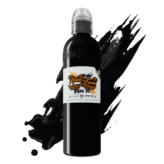Master Mike Black Demon Set - World Famous Ink Dövme Boyası - 4oz/120ml
