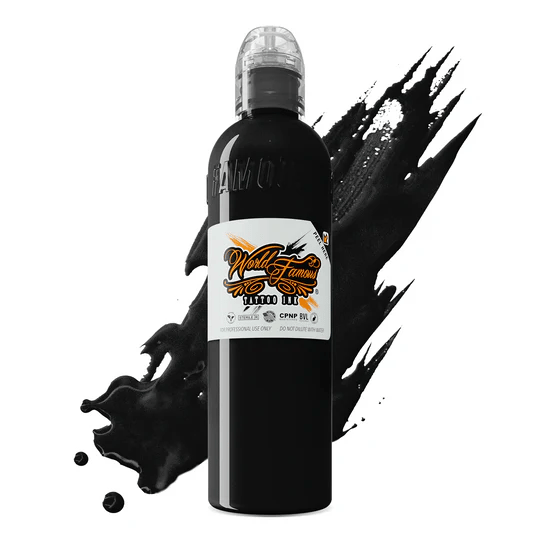 Master Mike Black Demon Set - World Famous Ink Dövme Boyası - 4oz/120ml