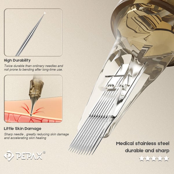Pepax Lance Cartridges 1009 MGL - Magnum Long Taper - Kartuş Dövme İğnesi