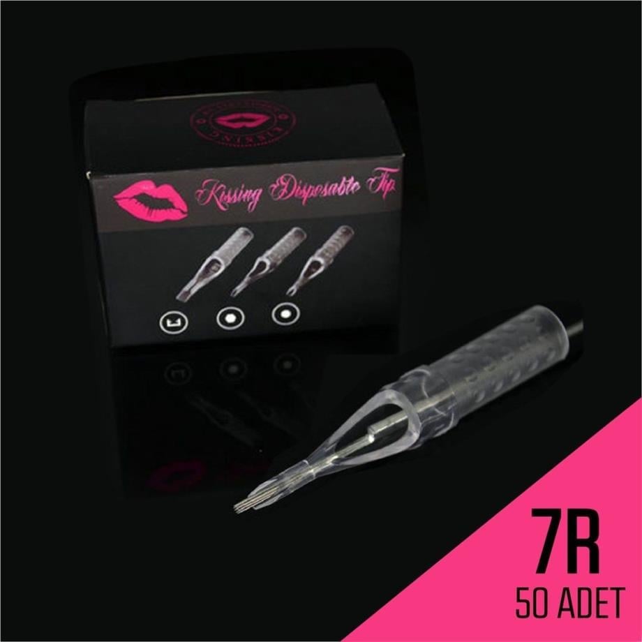 7R Steril Uç Şeffaf Disposable 50 Adet (1 Kutu)