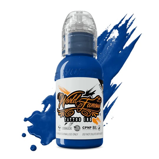 Must Haves 12 Bottle Ink Set - World Famous Ink Dövme Boyası - 1/2oz (12 color )