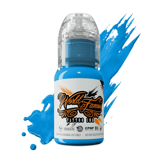 Must Haves 12 Bottle Ink Set - World Famous Ink Dövme Boyası - 1/2oz (12 color )