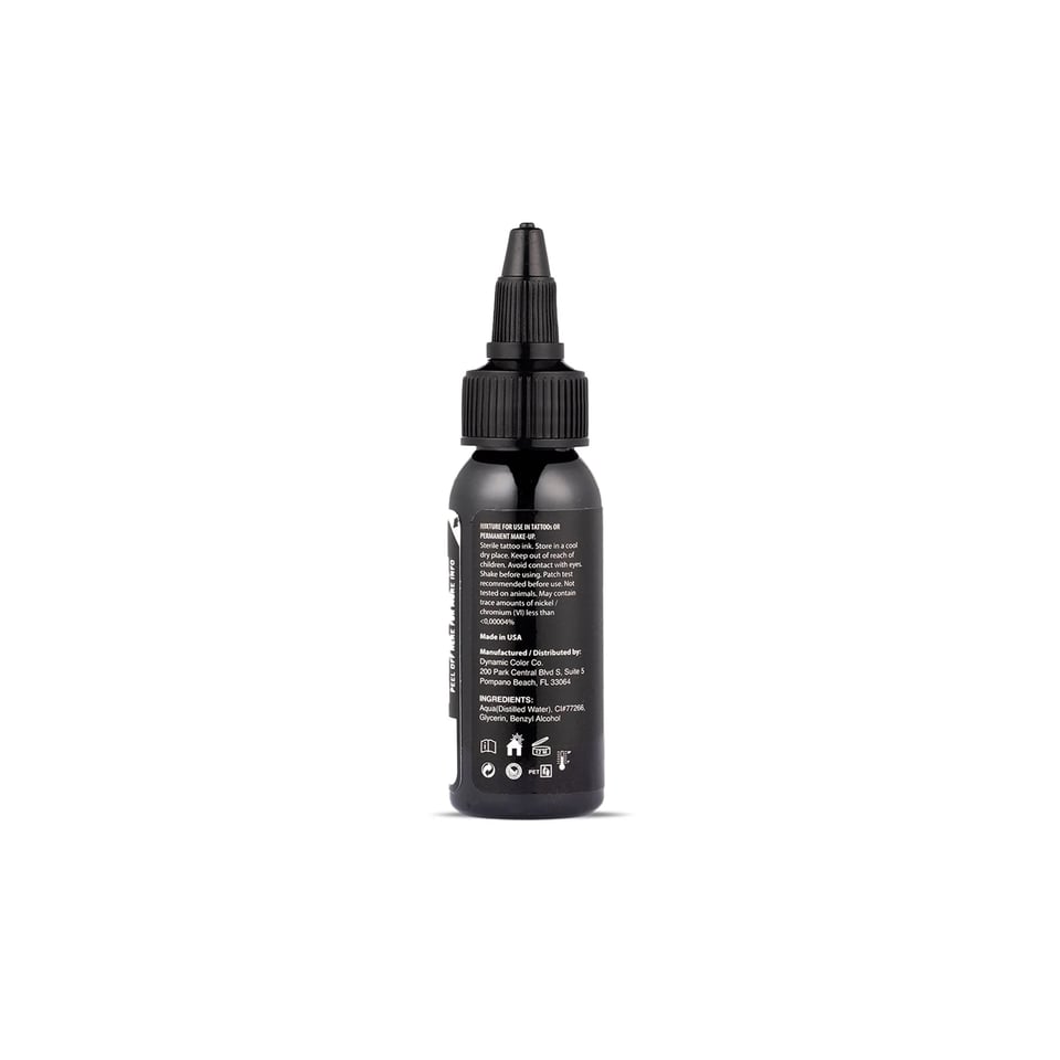 Dynamic Ganga Black Siyah Dövme Boyası 1oz (240 ml)