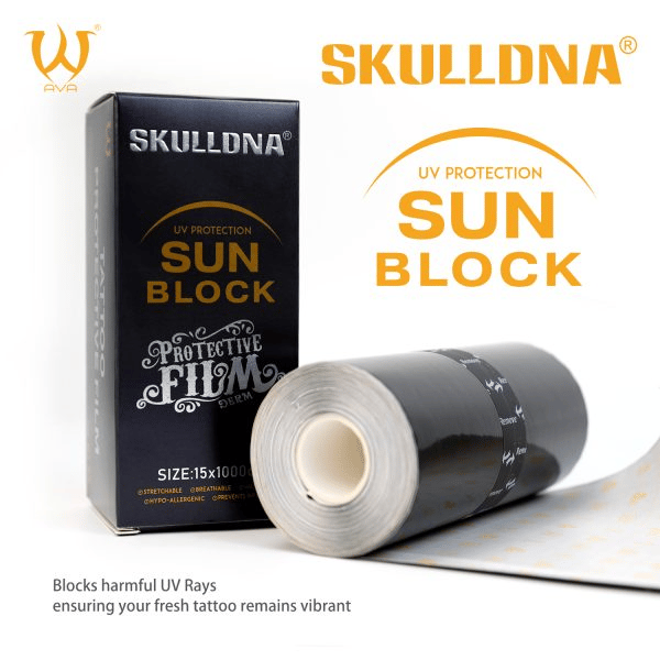 SKULLDNA Sun Block Koruyucu Streç Film 15*1000cm - Siyah
