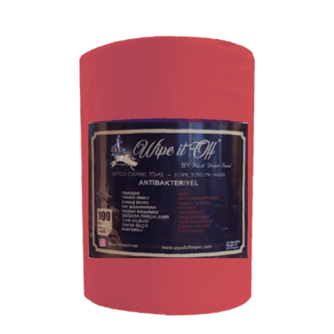 Antibakteriyel Rulo Peçete 100'lü - Kırmızı