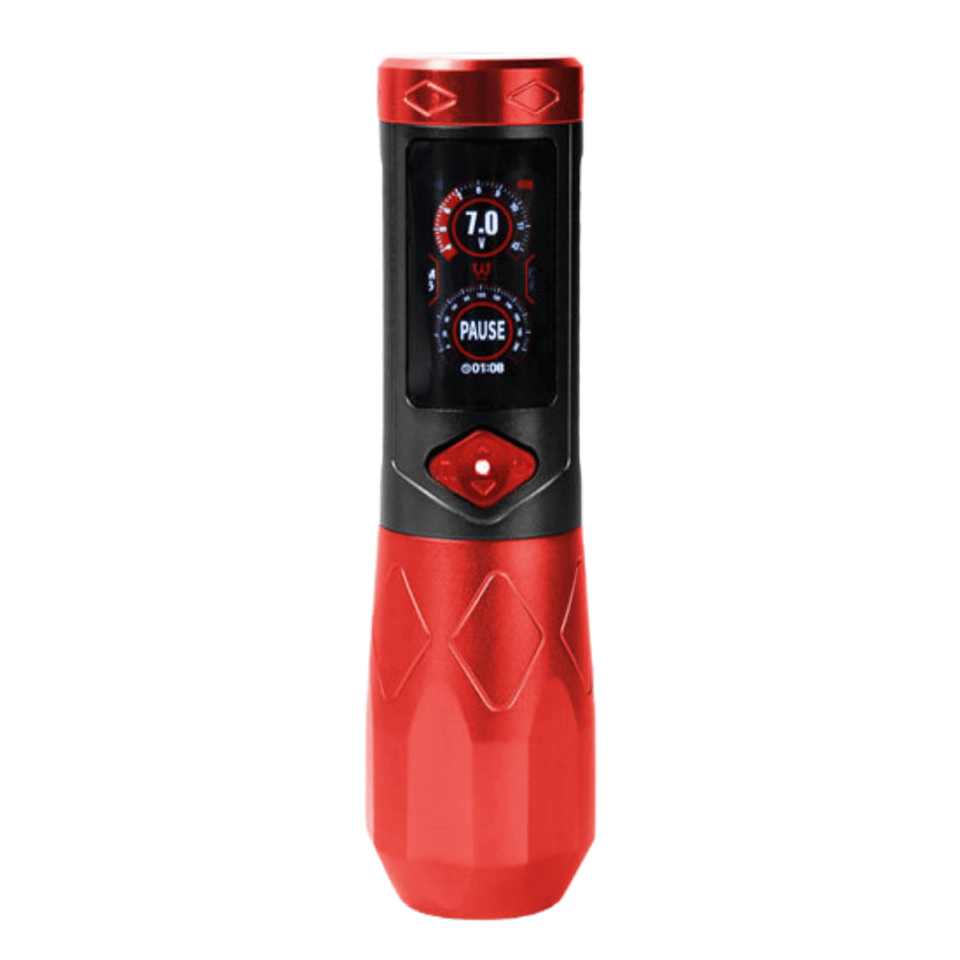 Ava GTR Adjustable Stroke Kablosuz Dövme Makinesi Red