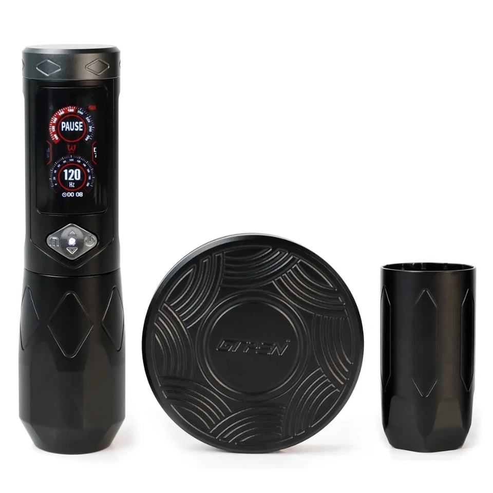 Ava GTR Adjustable Stroke Kablosuz Dövme Makinesi Grey - SET