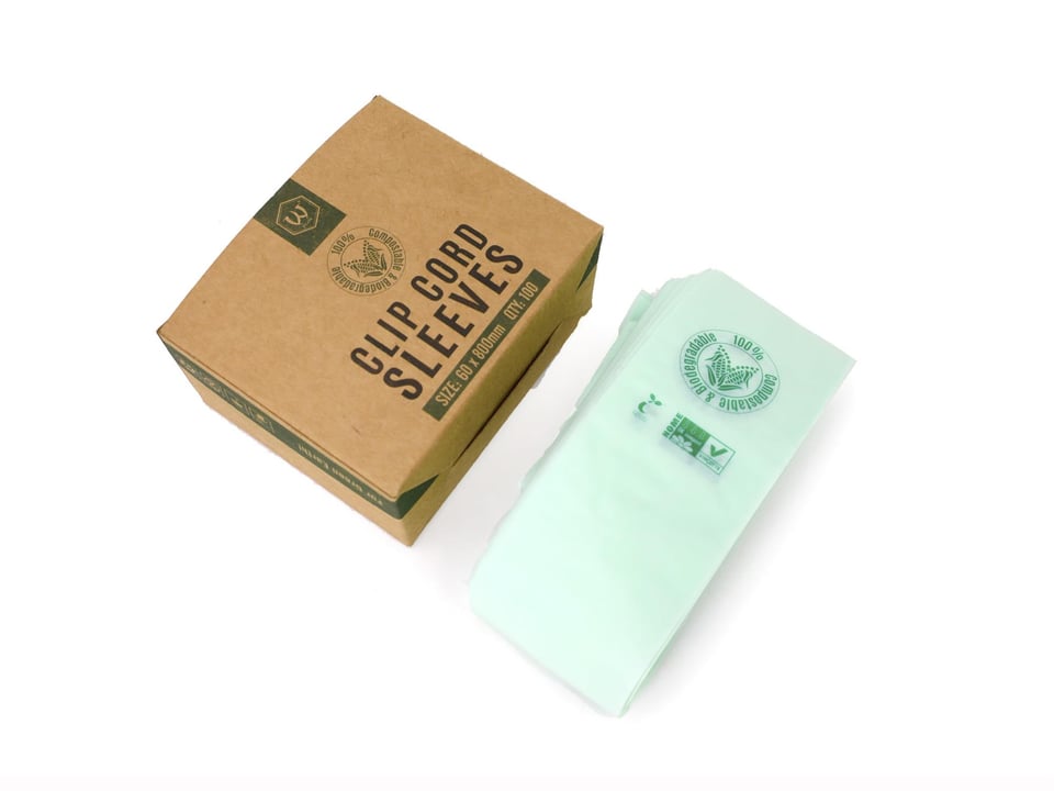 Biodegradable Tattoo Clip Cord Sleeves 60*800mm 100 Adet