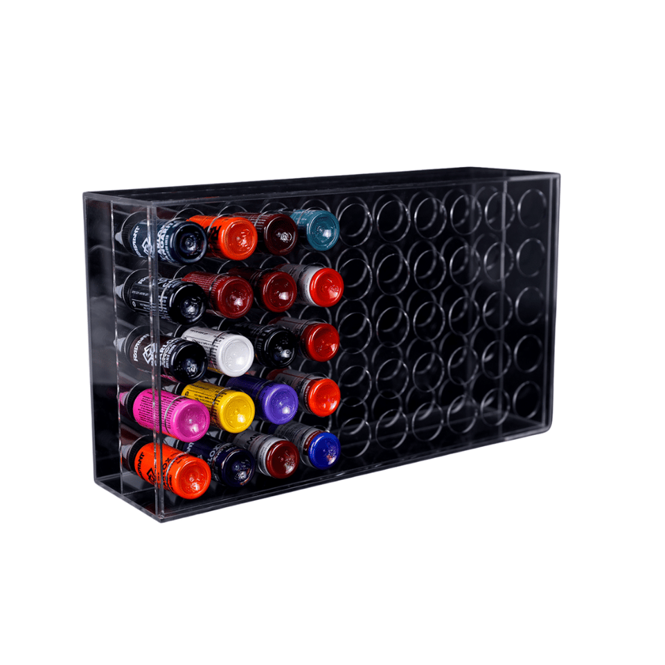 Boya Standı Şeffaf (50 Adet 30 ml Boya Kapasiteli)