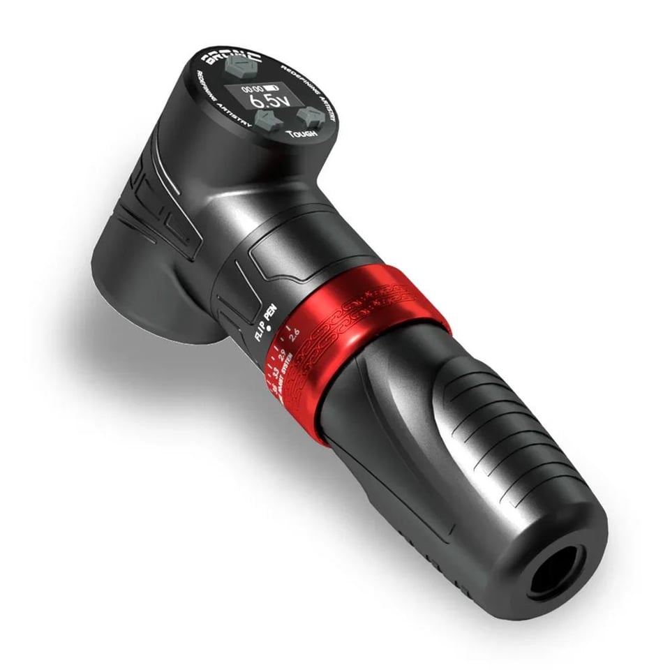 BRONC TOUGH Stroke Ayarlı (2.6-4.3) Kablosuz Pen Dövme Makinesi - Siyah