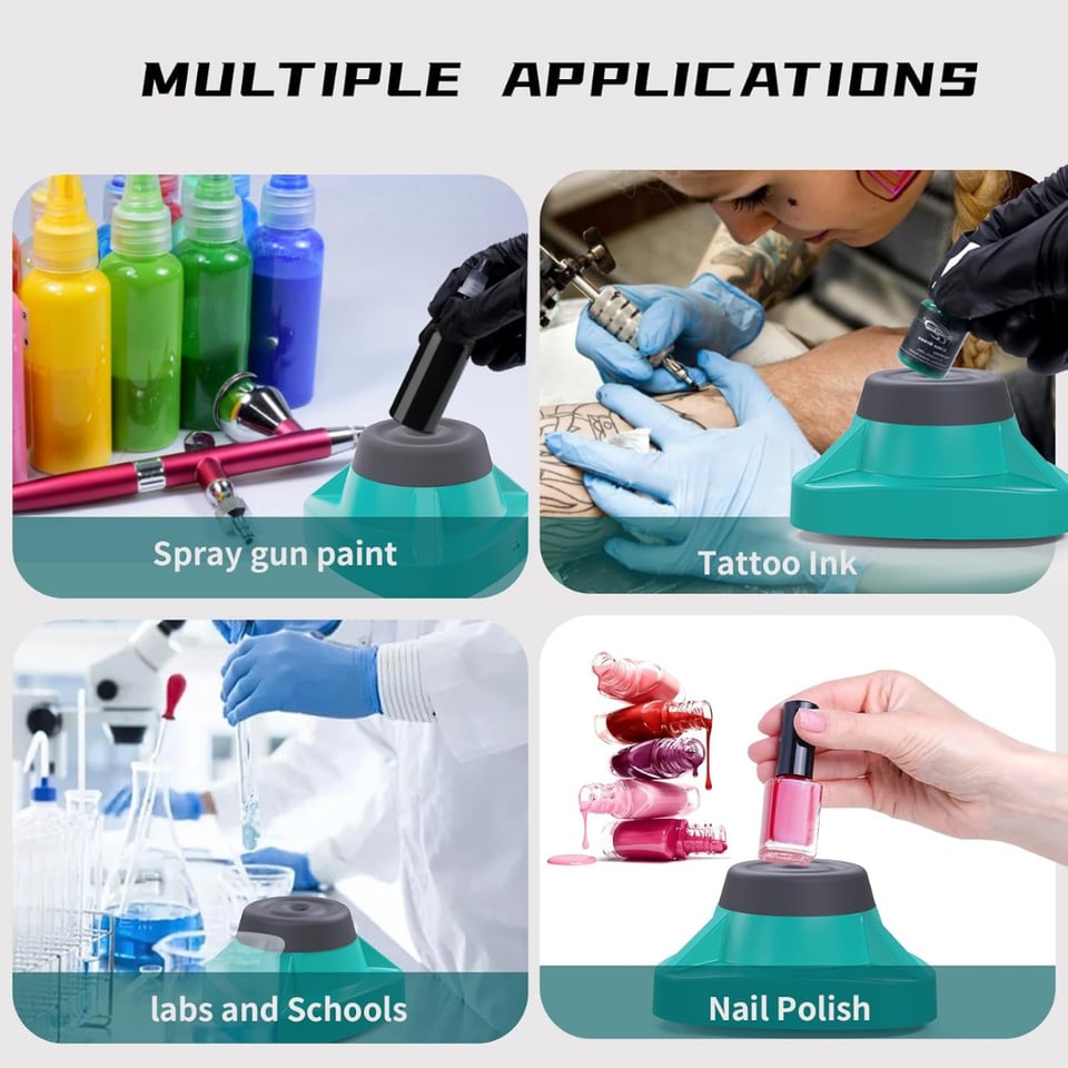 Ink Mixer Makinesi Fişli - Gümüş