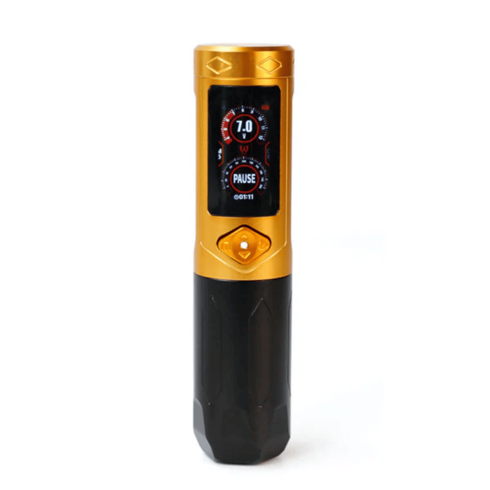 Ava GTR Adjustable Stroke Kablosuz Dövme Makinesi Gold