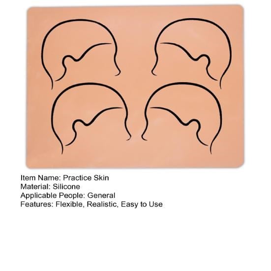 SMP Scalp Deneme Derisi - Pembe - 145*220mm - Yan Profil