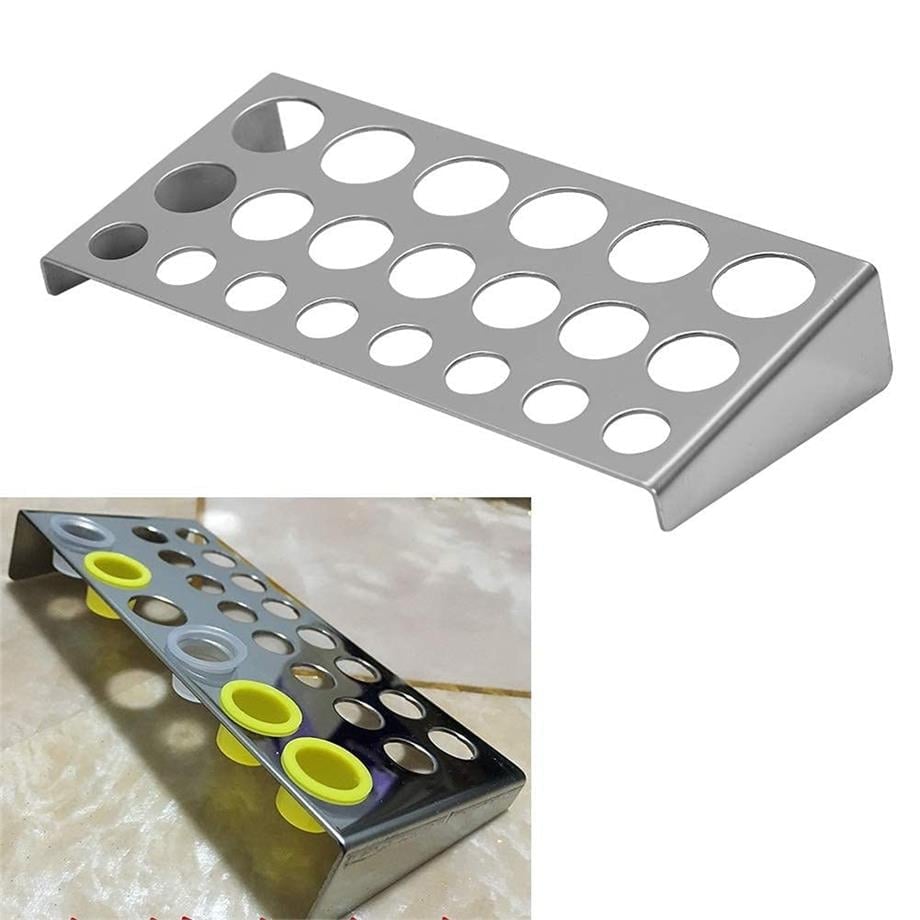 Çelik Potalık Boya Kabı Standı 21 Delikli (Büyük)