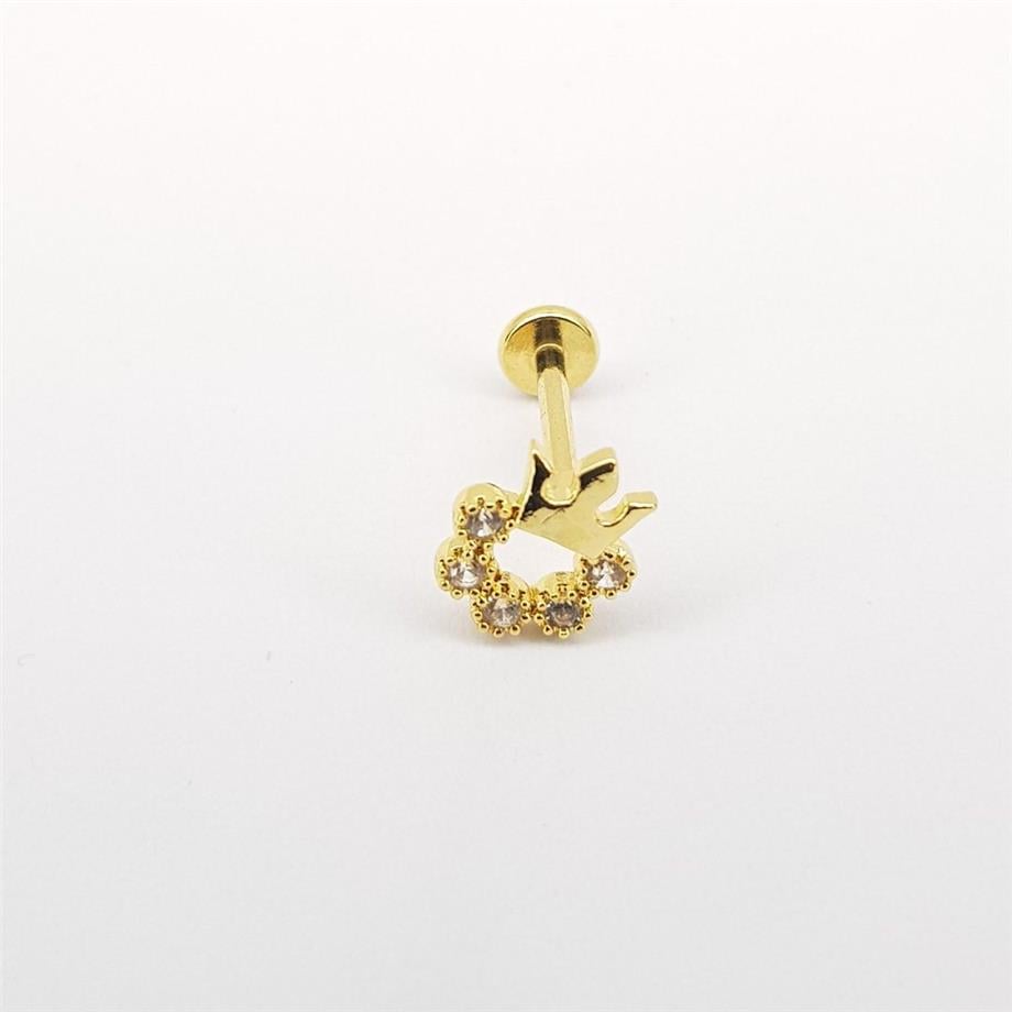 Cerrahi Çelik Tip-15 Tragus Piercing (8mm)